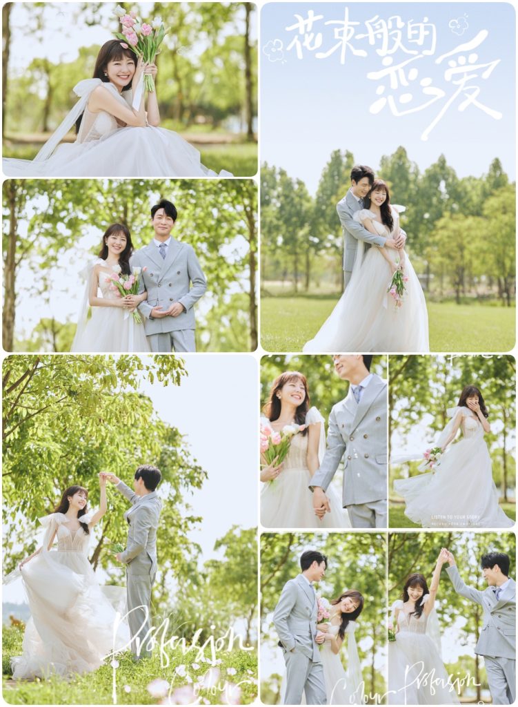 图片[1]-KH1002 绿野诗篇：阳光与花束见证的纯粹爱意-窥幻映画