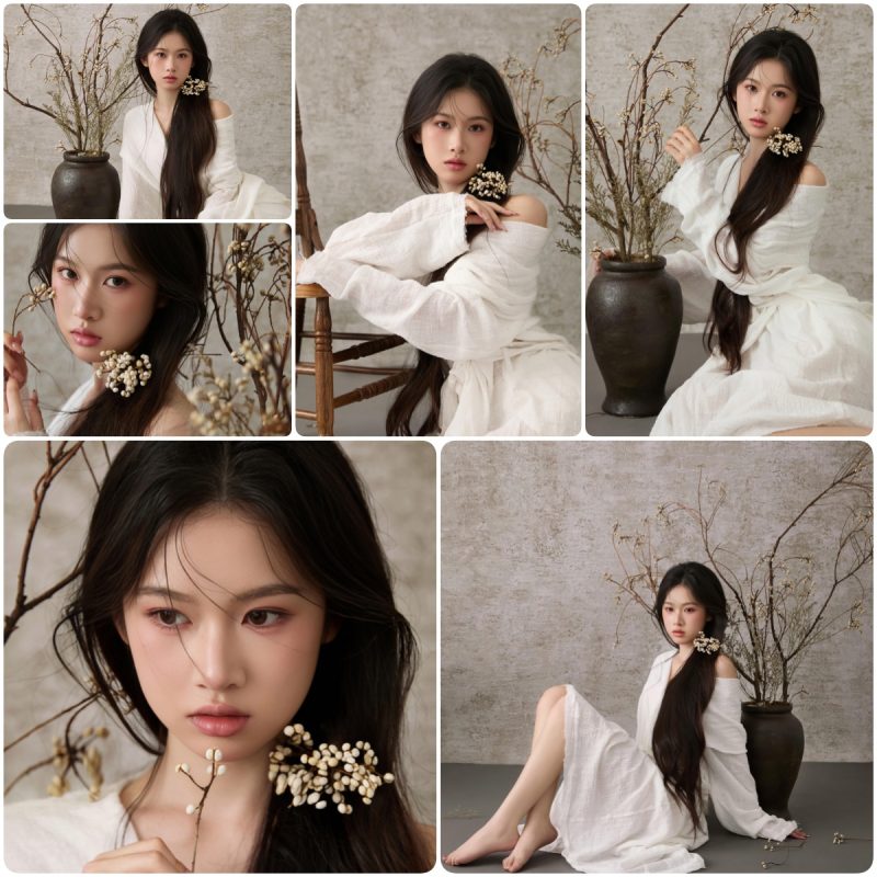 KH1007 白与灰的留白诗：在枯枝与素衣间-窥幻映画