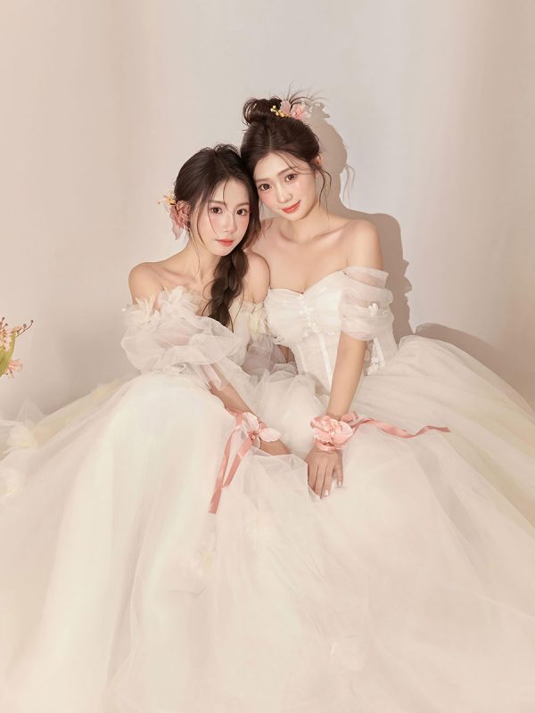 KH1019 花漾蜜语：法式少女感闺蜜写真，粉色系定格春日浪漫-窥幻映画