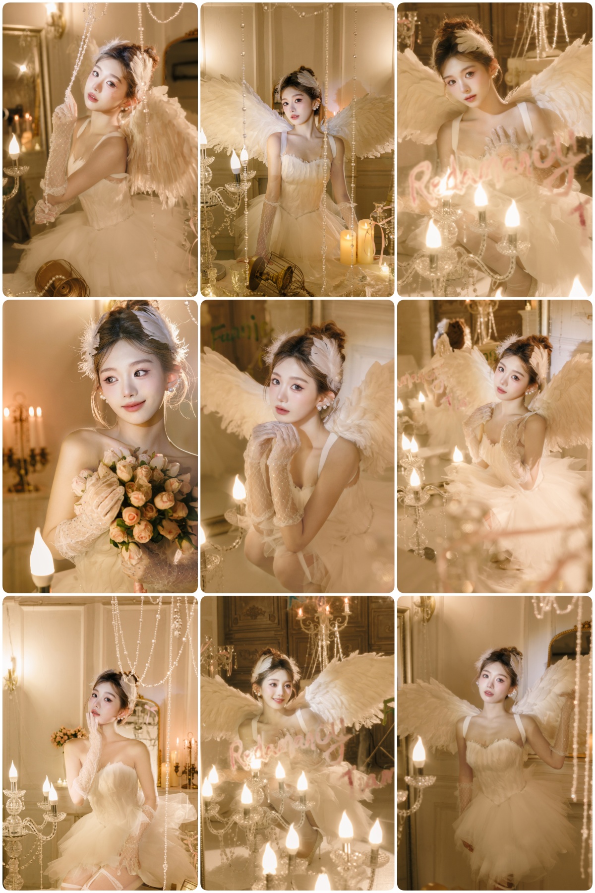 图片[1]-KH1029 羽翼轻舞的童话诗篇：Red系列复古天使主题梦幻写真-窥幻映画