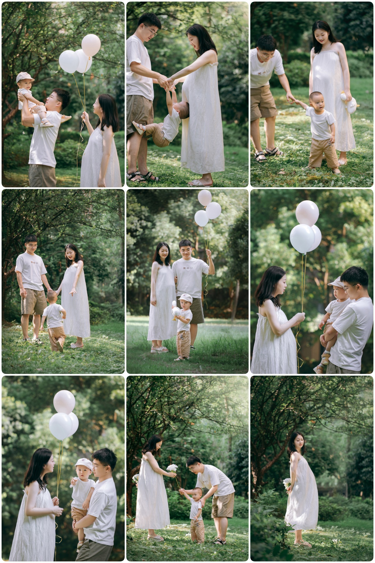 图片[1]-KH1052 森系孕时光：一家三口的自然光亲子照，记录爱的进阶-窥幻映画